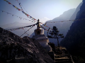 Stupa in the Himalayas